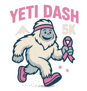 Yeti Dash 5K Run & Walk Logo