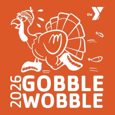 YMCA Gobble Wobble 5K and 1 Mile Logo