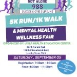 YOU ARE NOT ALONE 5K WALK/ RUN Logo