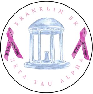 ZTA's 37th Annual Franklin 5K Logo